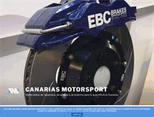Tablet Screenshot of canariasmotorsport.com